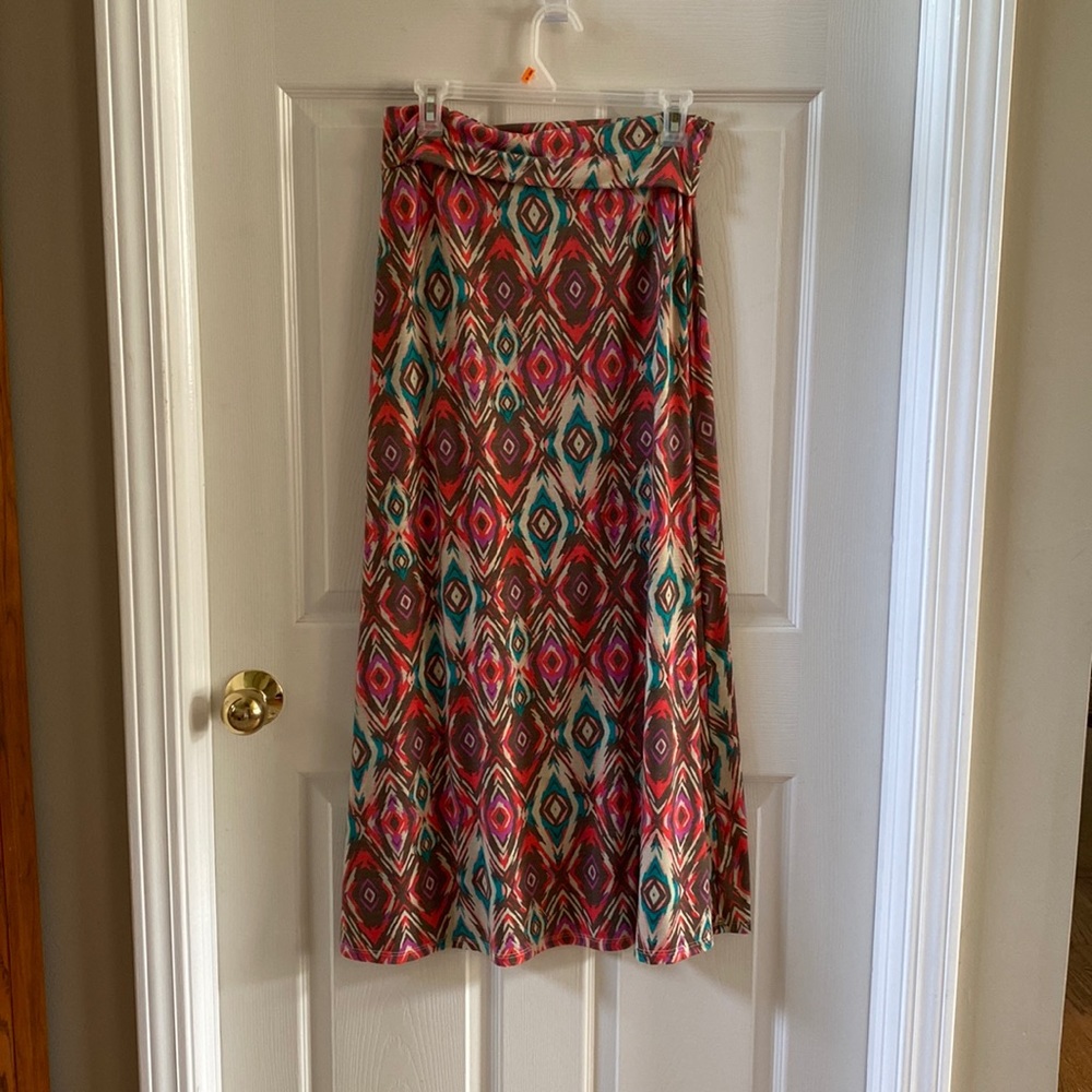 Multi Colored Maxi Skirt